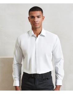 P-PR207-Chemise à manches longues en popeline Supreme Homme 2